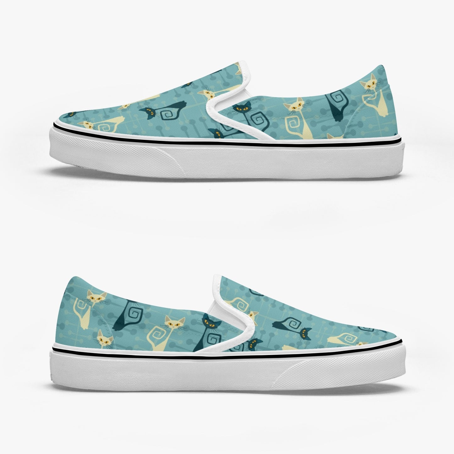 MCM Atomic Cat Slip-On Canvas Shoes