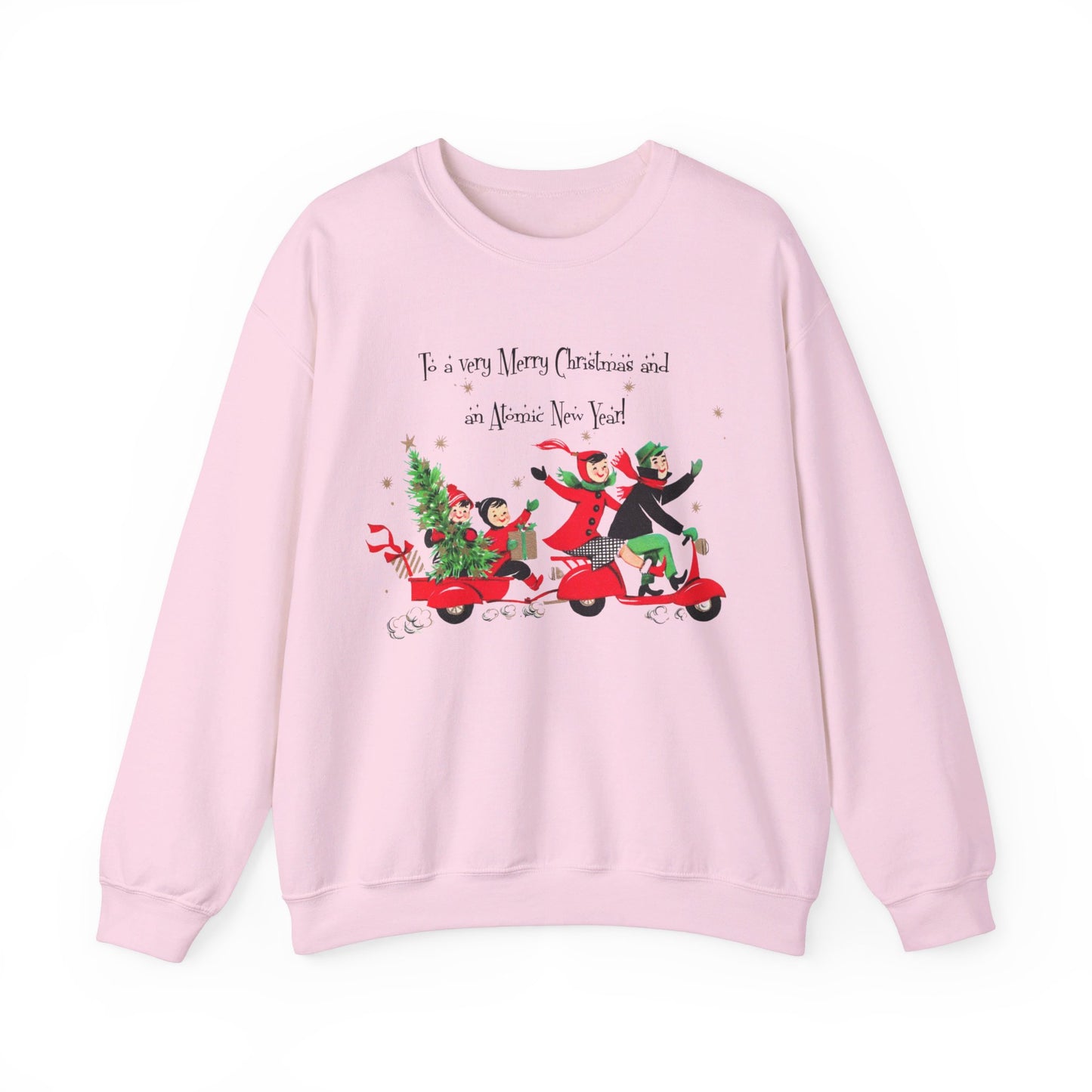 Vintage Christmas Sweatshirt- Unisex Heavy Blend™ Crewneck Sweatshirt