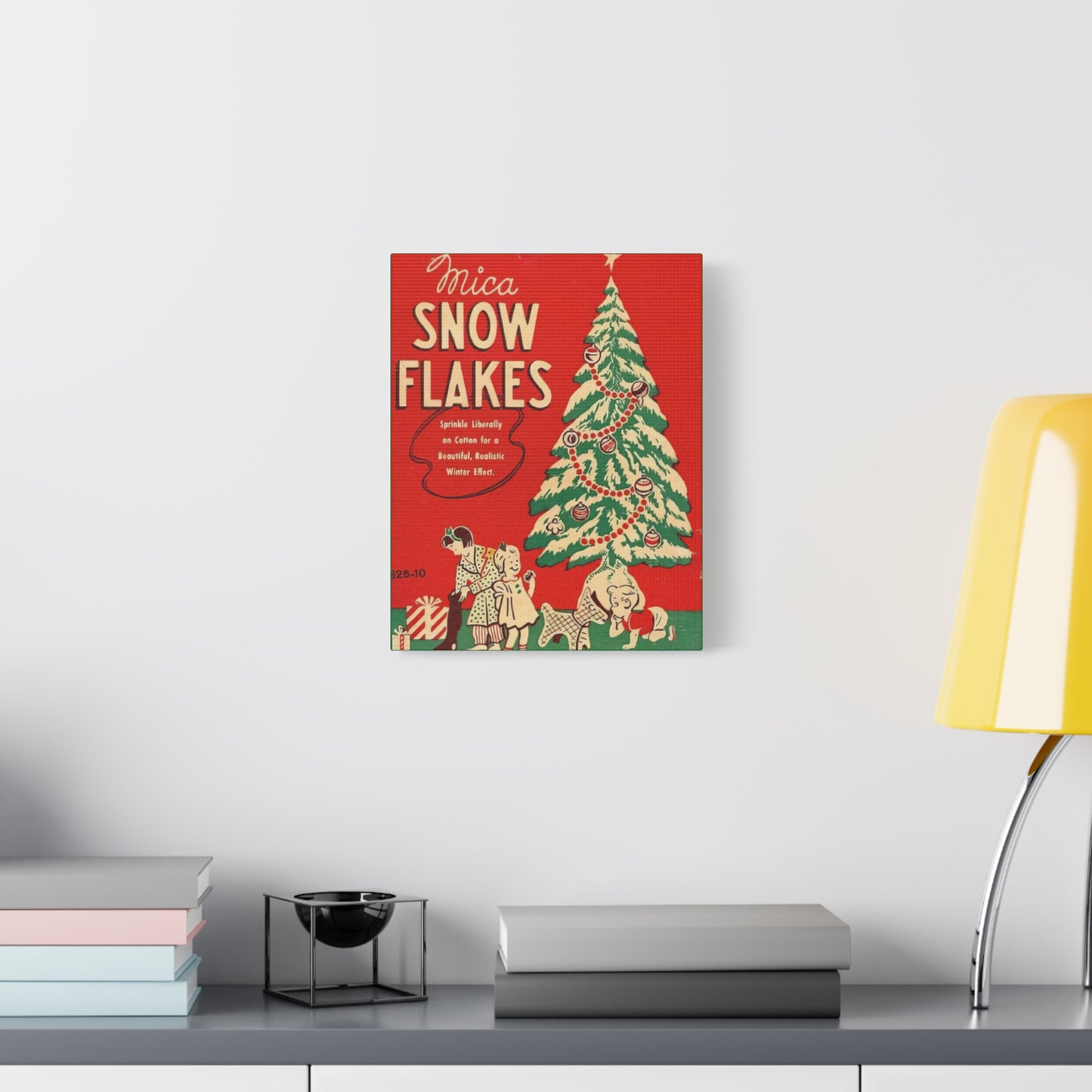 Snow Flakes Matte Canvas, Stretched, 1.25"
