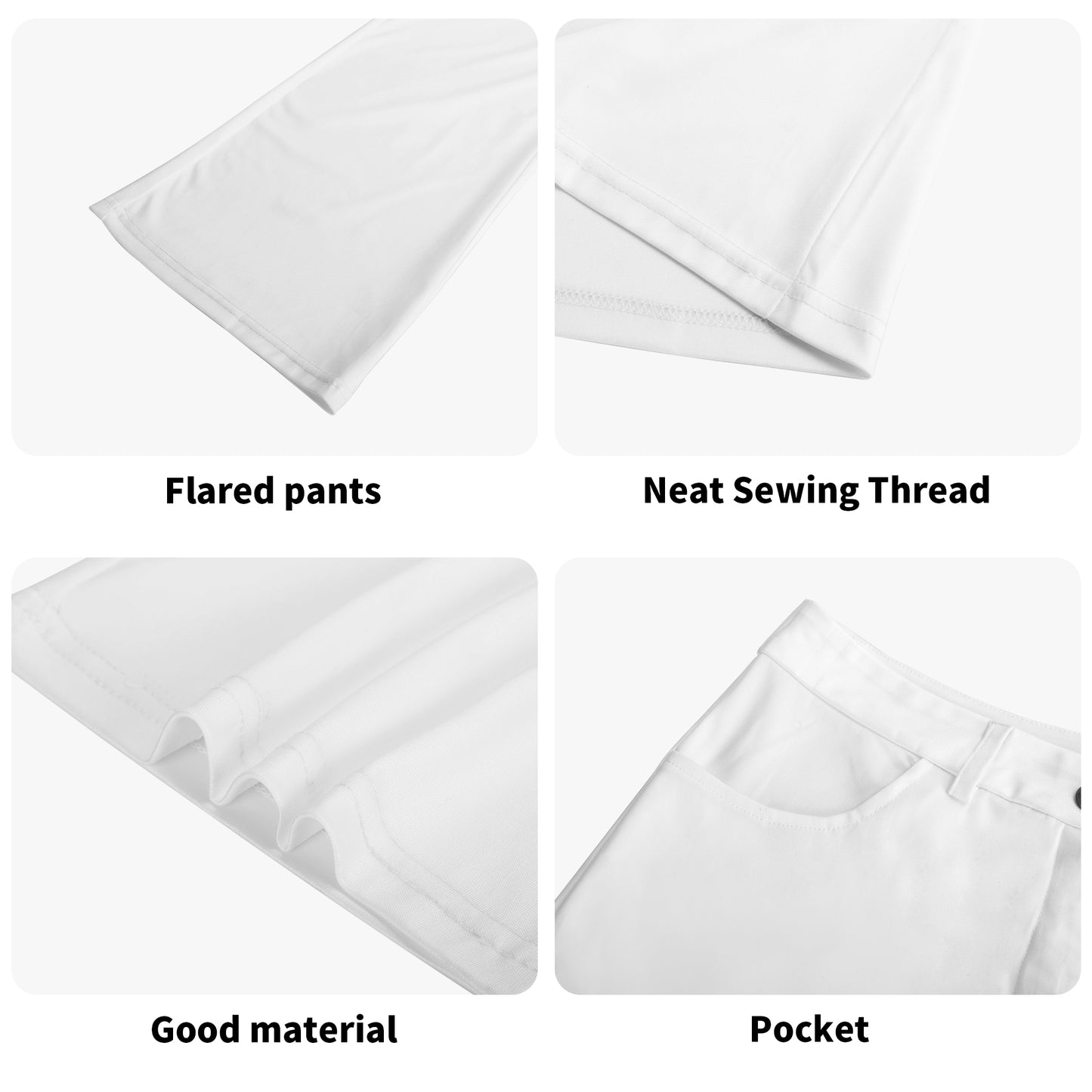 Hippie Van Retro Guitar Music Flare Pants