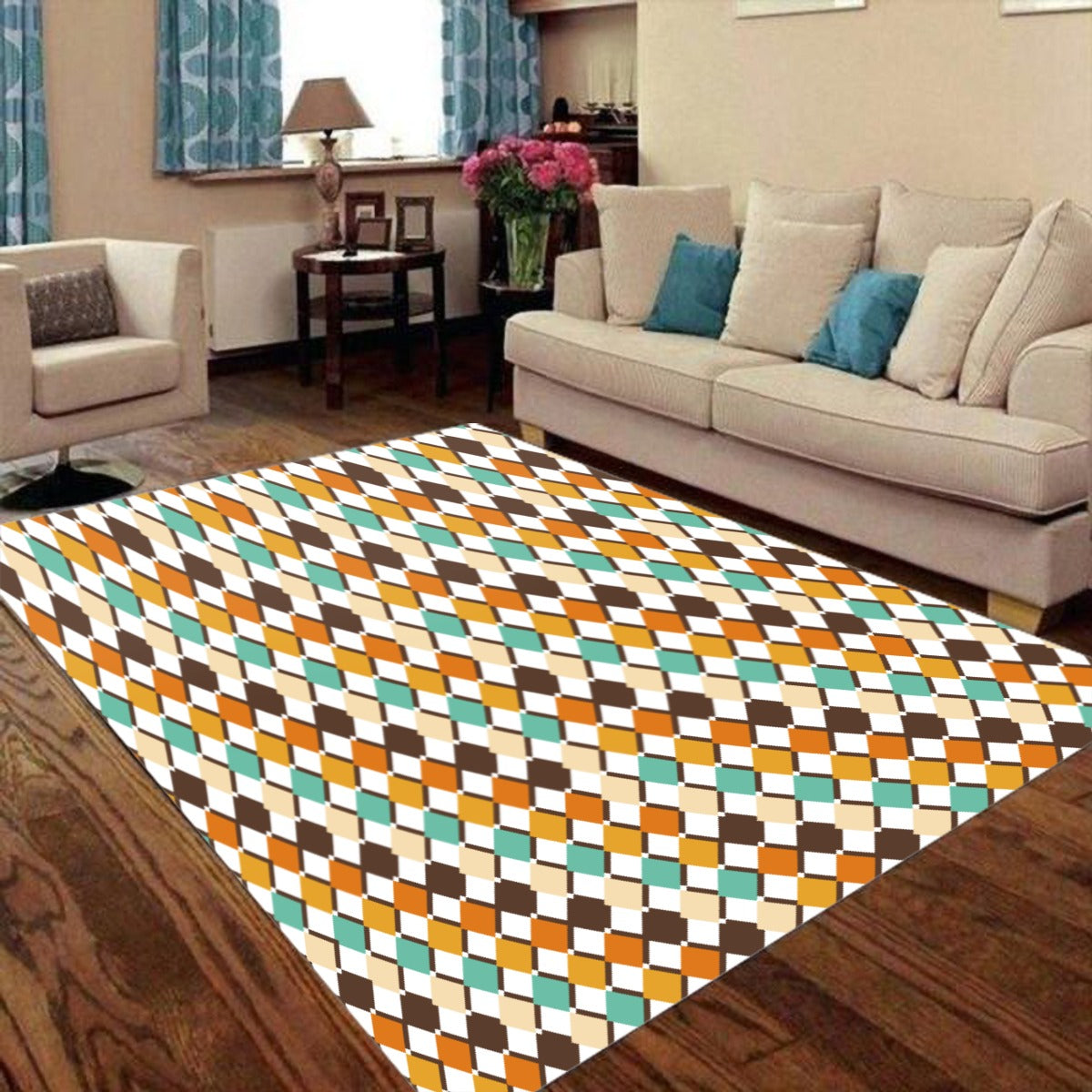 Foldable Rectangular Floor Mat