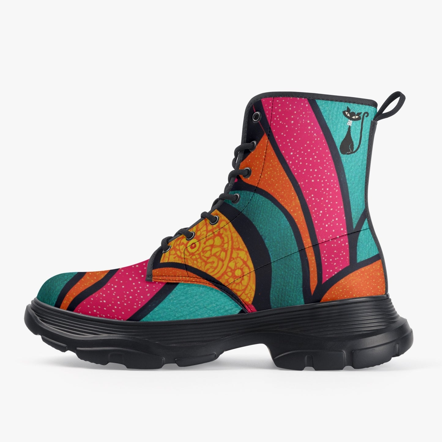 MCM Atomic Cat Leather Boots