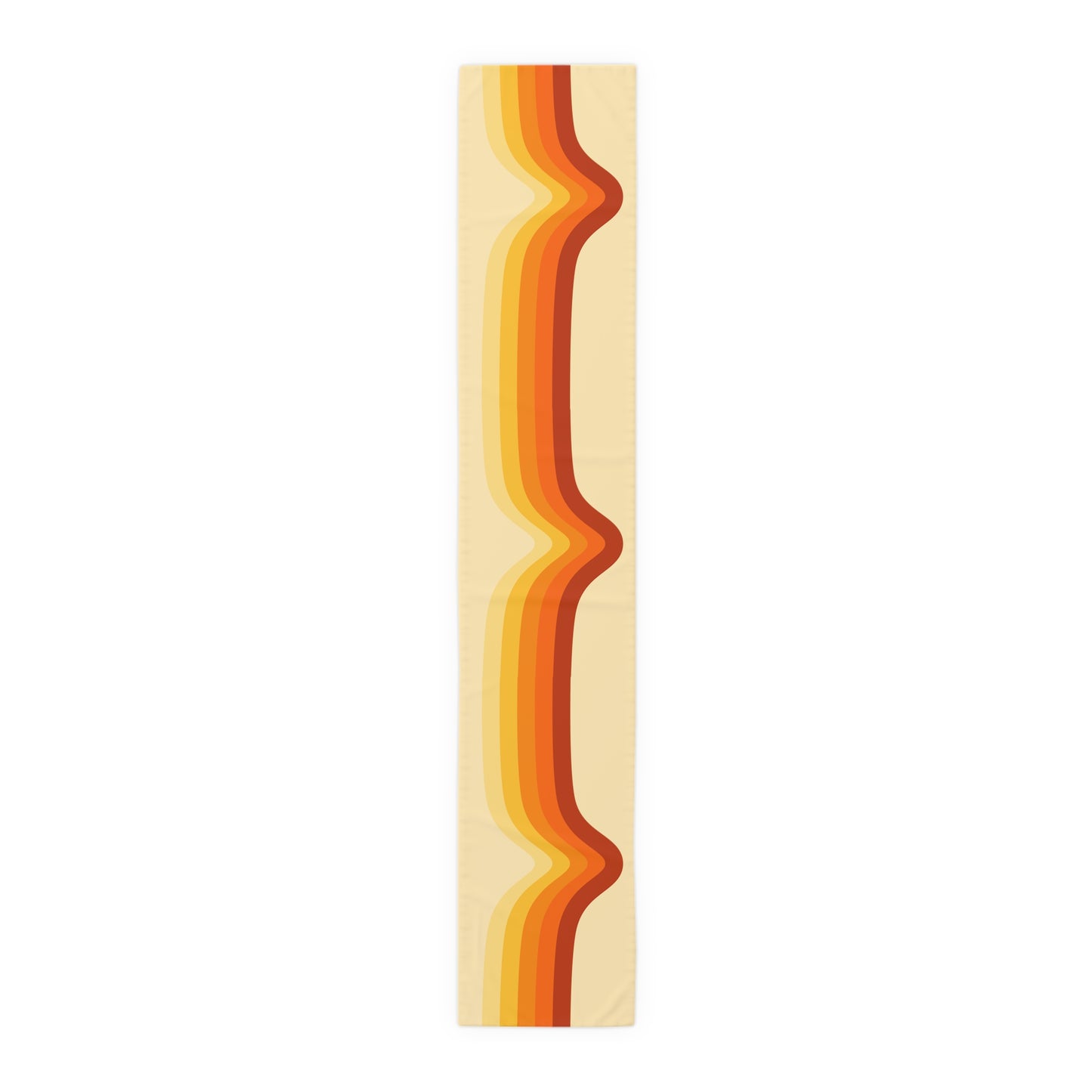 MCM Groovy Table Runner, Retro Vibe StripedTable Runner (Cotton, Poly)