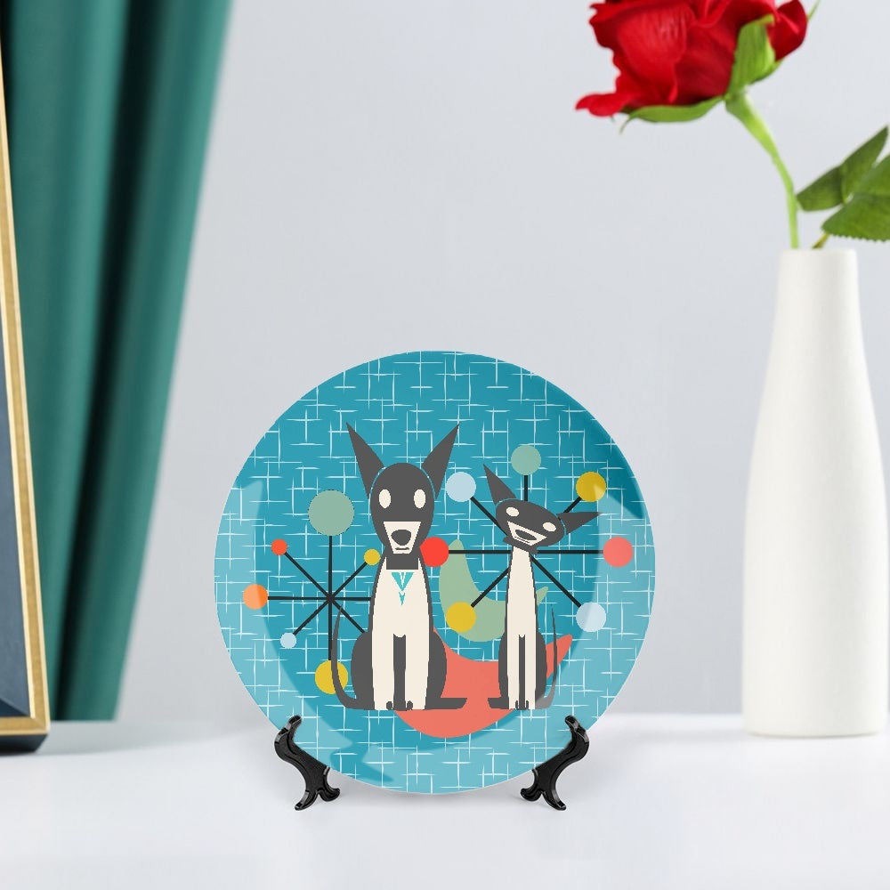 Atomic Dogs Ceramic Decorative Plates
