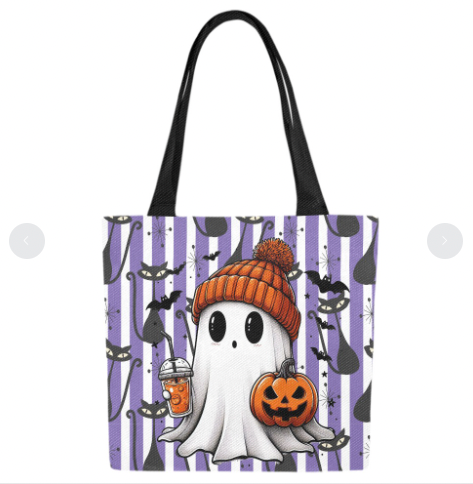Halloween Trick or Treat Bag, MCM Tote Bag.Set of 4- MCM Carry-all handbag