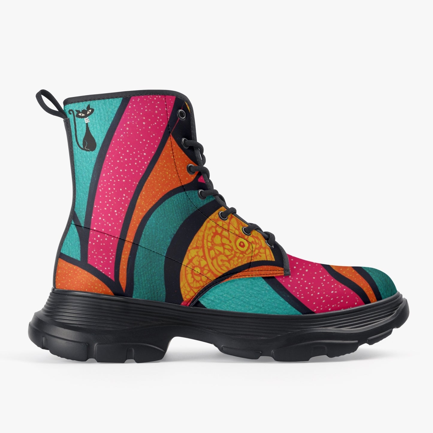 MCM Atomic Cat Leather Boots