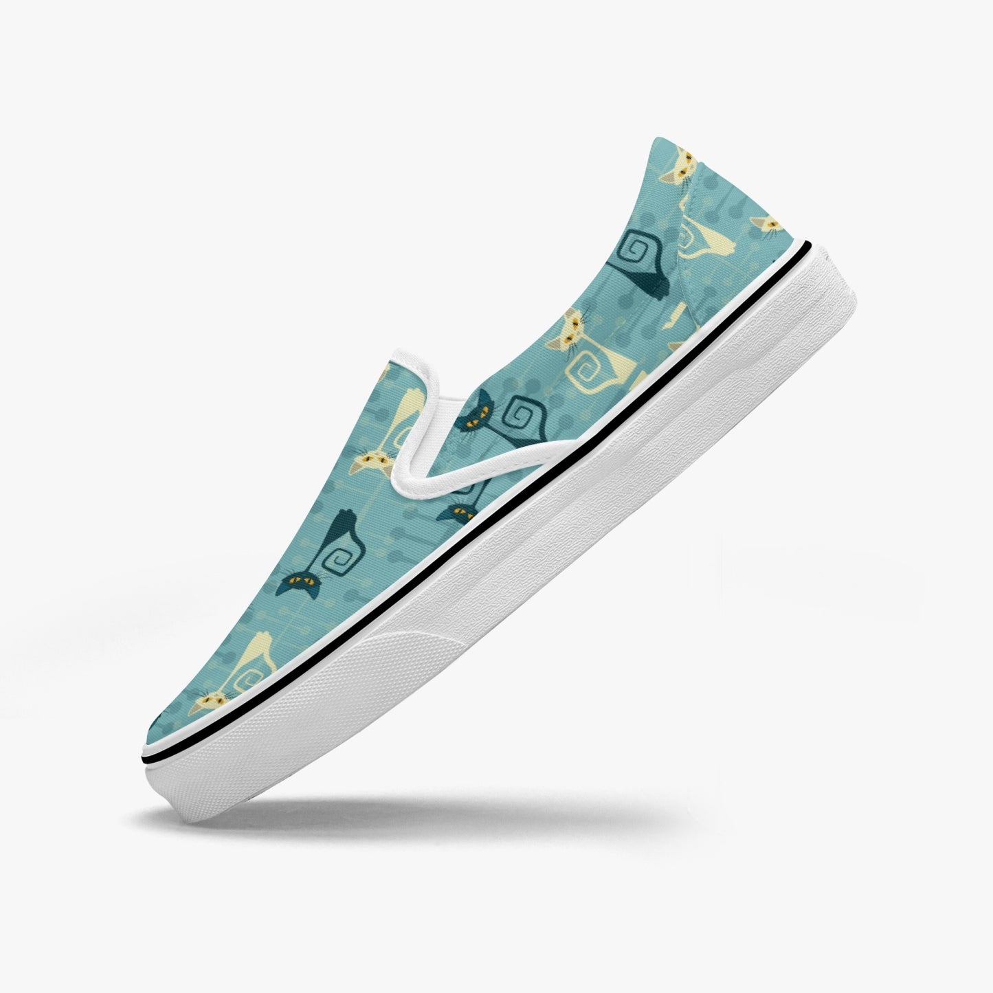MCM Atomic Cat Slip-On Canvas Shoes