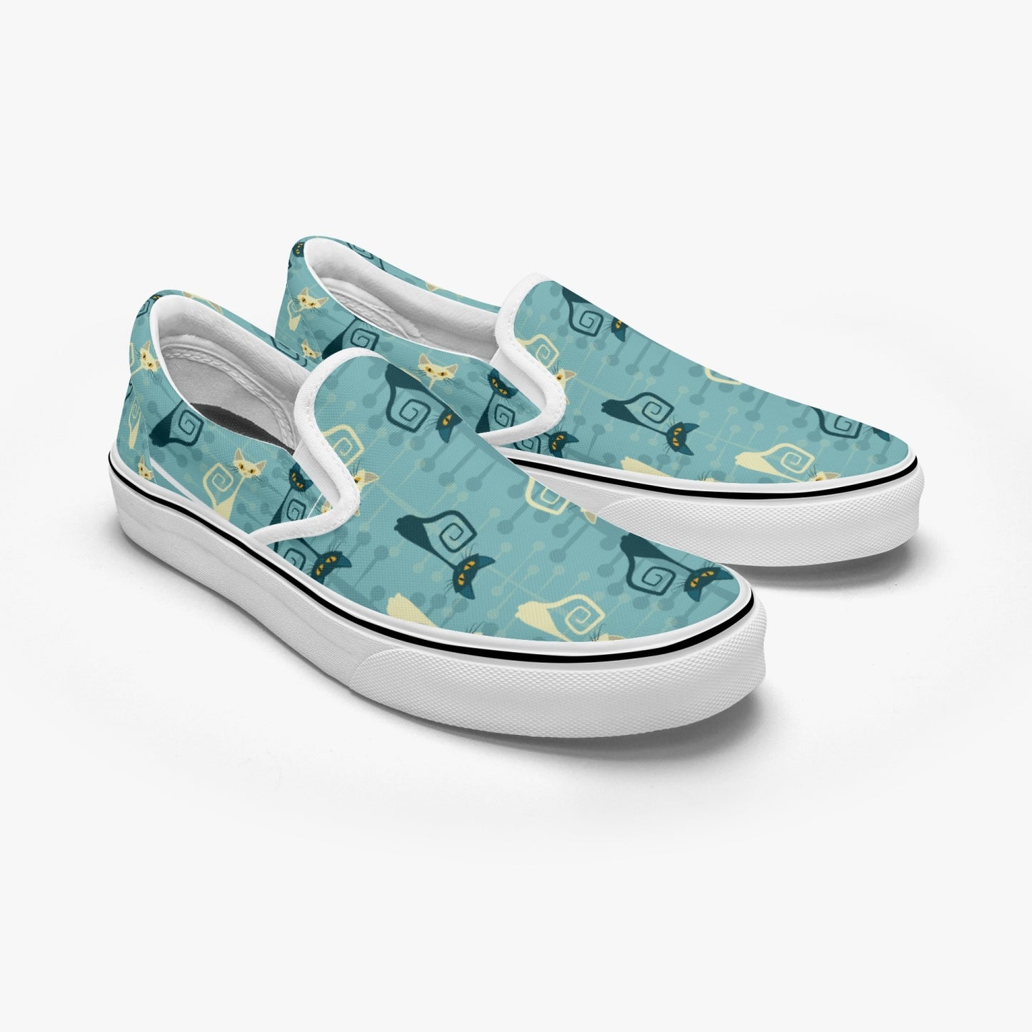 MCM Atomic Cat Slip-On Canvas Shoes