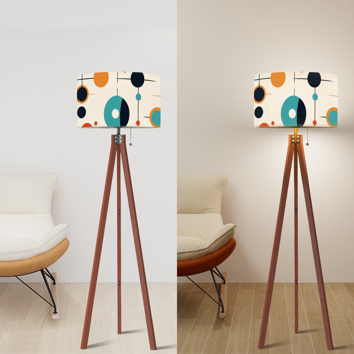 MCM Retro Mod Floor Lamp