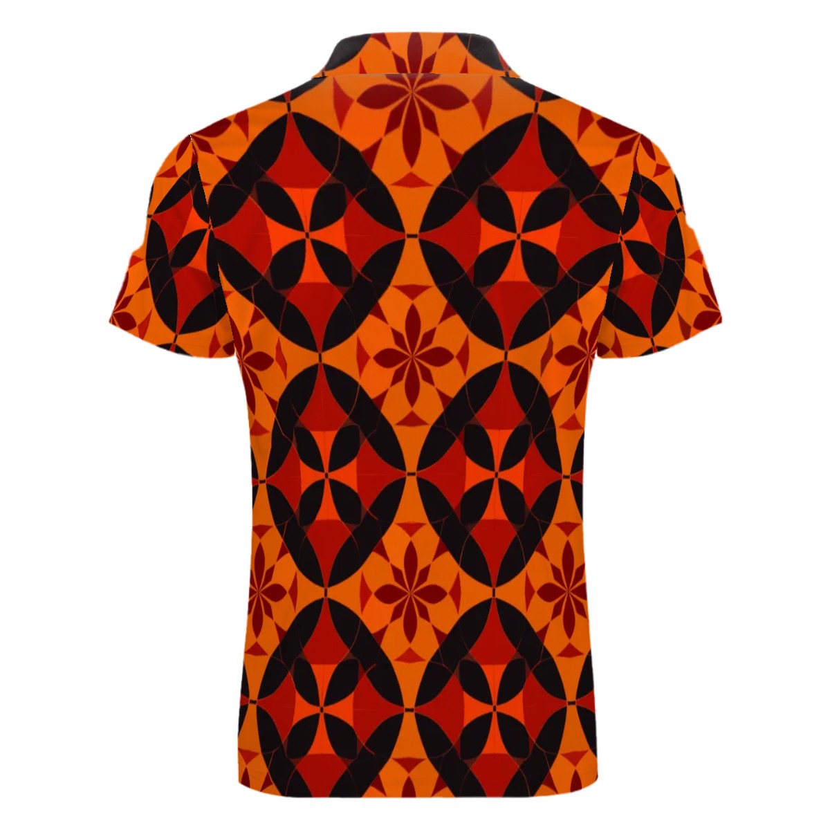 MCM Retro Polo Shirt- Atomic Design Groovy Slim Fit Zipper Polo for men