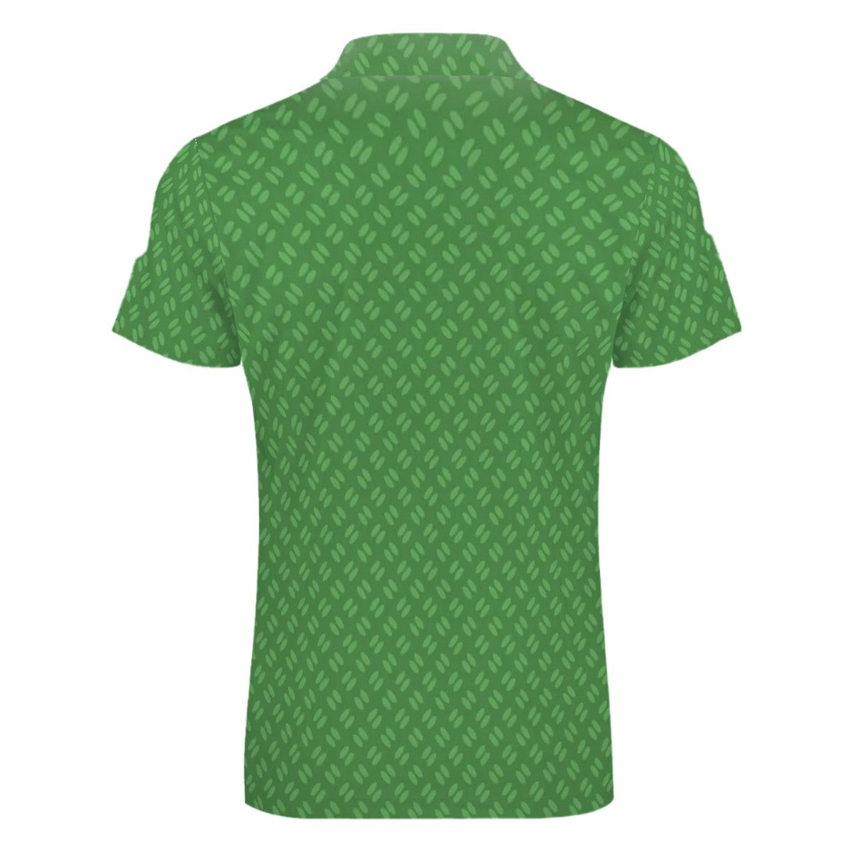MCM Retro Polo Shirt- Mid Century Geo Design Slim Fit Zipper Polo for men