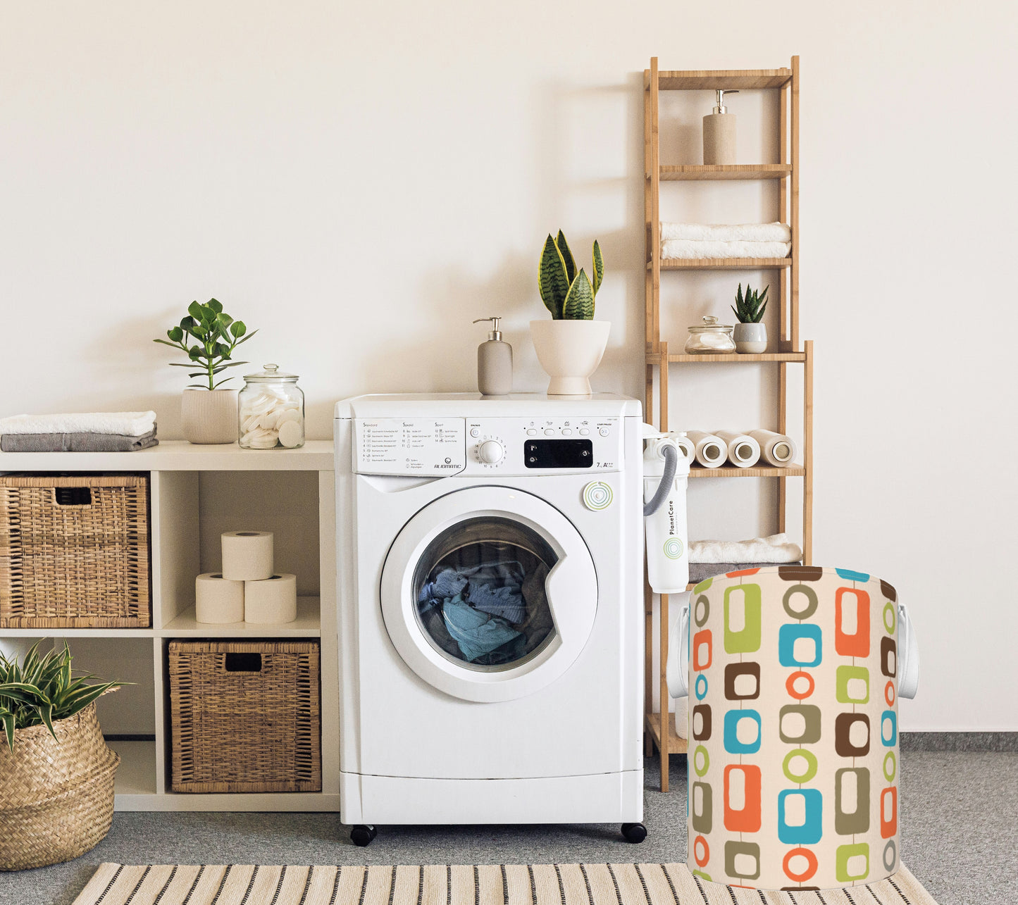 MCM Foldable Laundry Basket