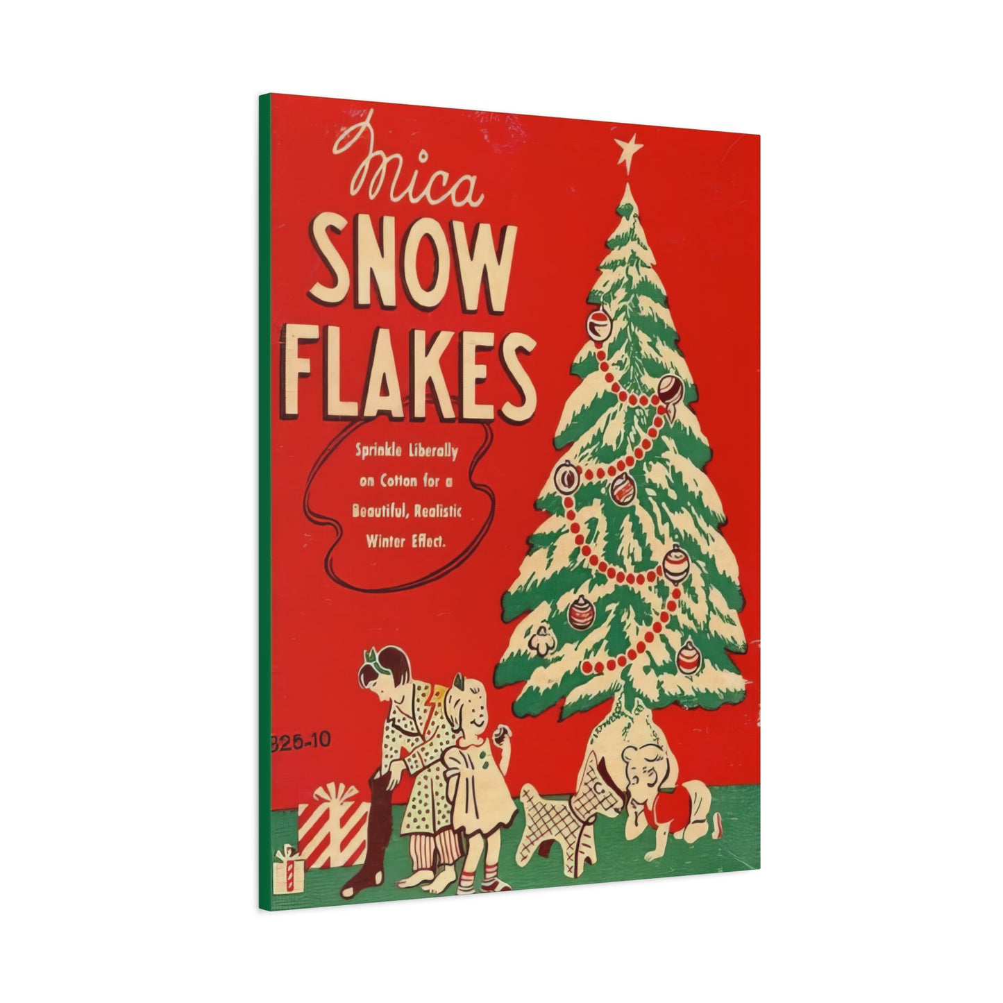 Snow Flakes Matte Canvas, Stretched, 1.25"