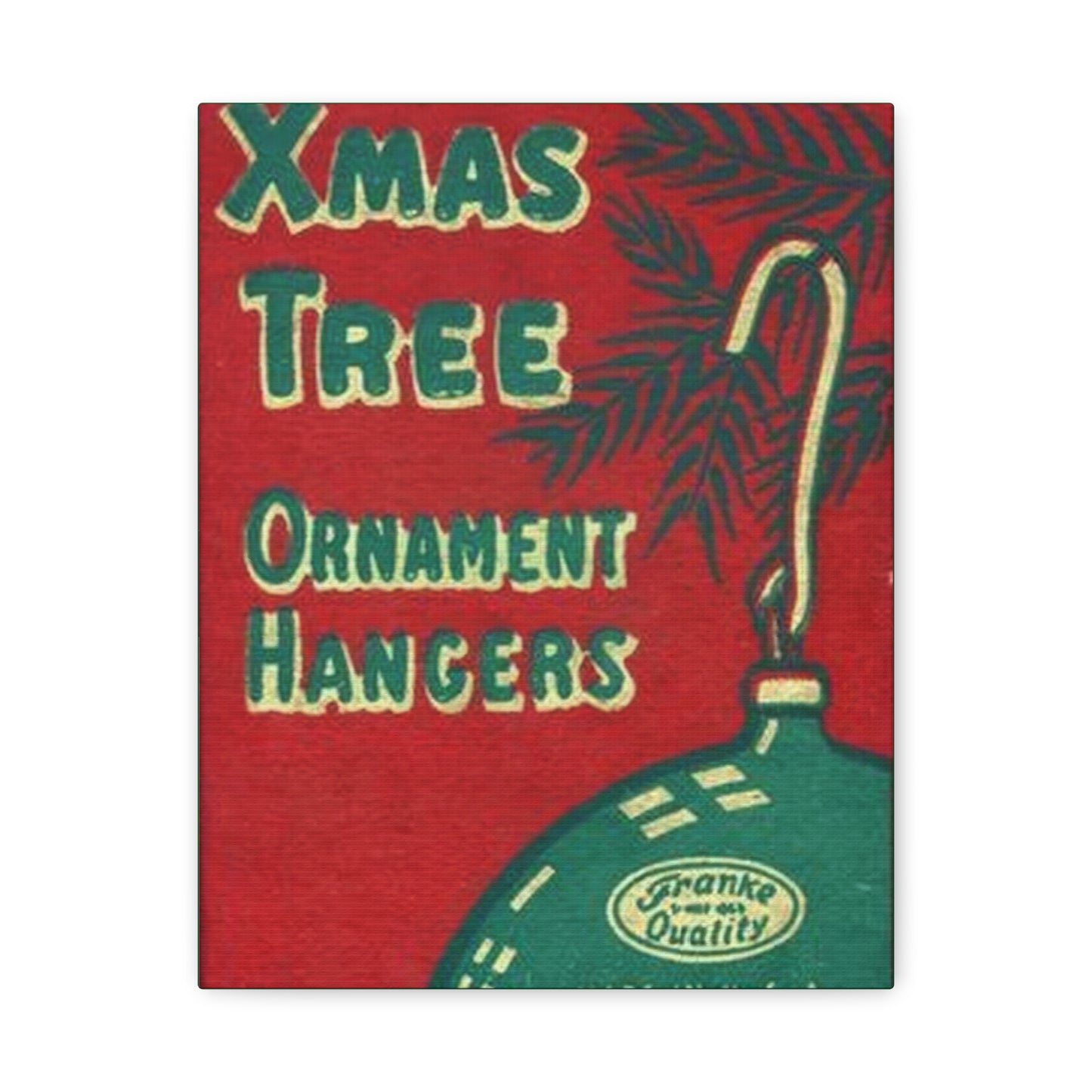 Ornament Hangers Matte Canvas, Stretched, 1.25"