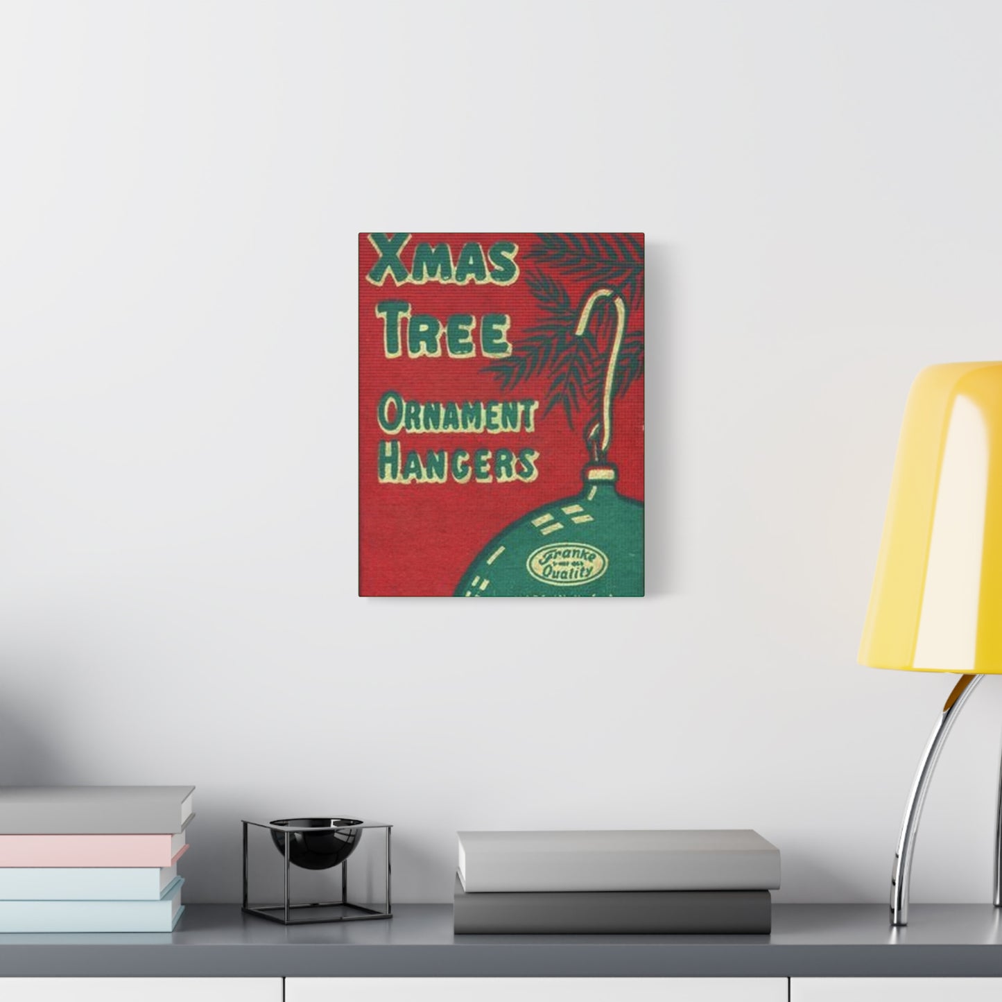 Ornament Hangers Matte Canvas, Stretched, 1.25"