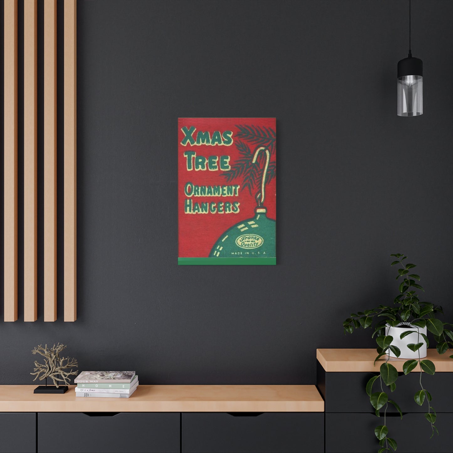 Ornament Hangers Matte Canvas, Stretched, 1.25"