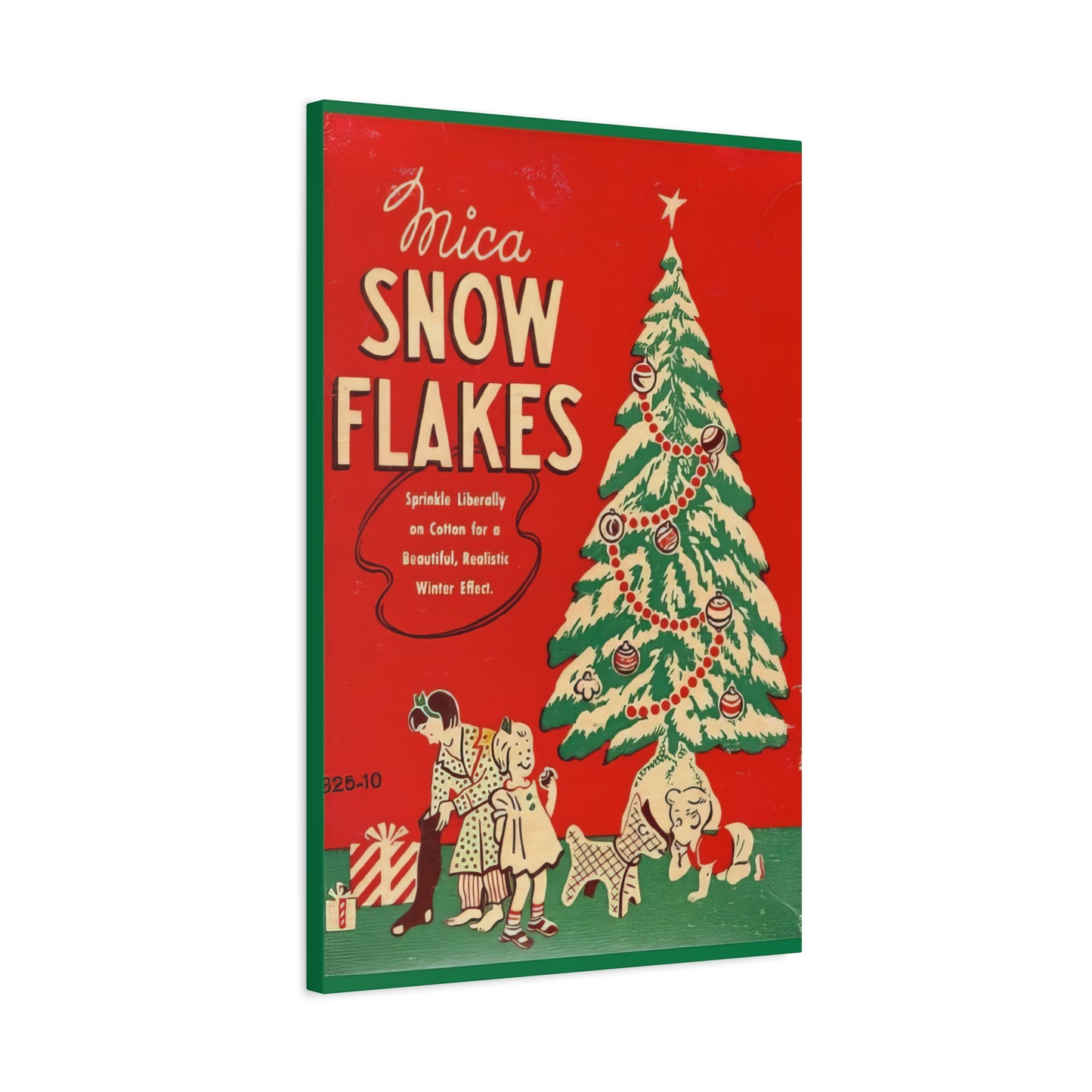 Snow Flakes Matte Canvas, Stretched, 1.25"