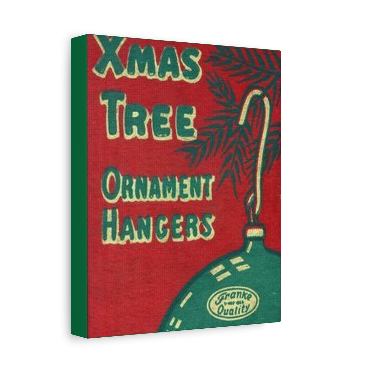 Ornament Hangers Matte Canvas, Stretched, 1.25"
