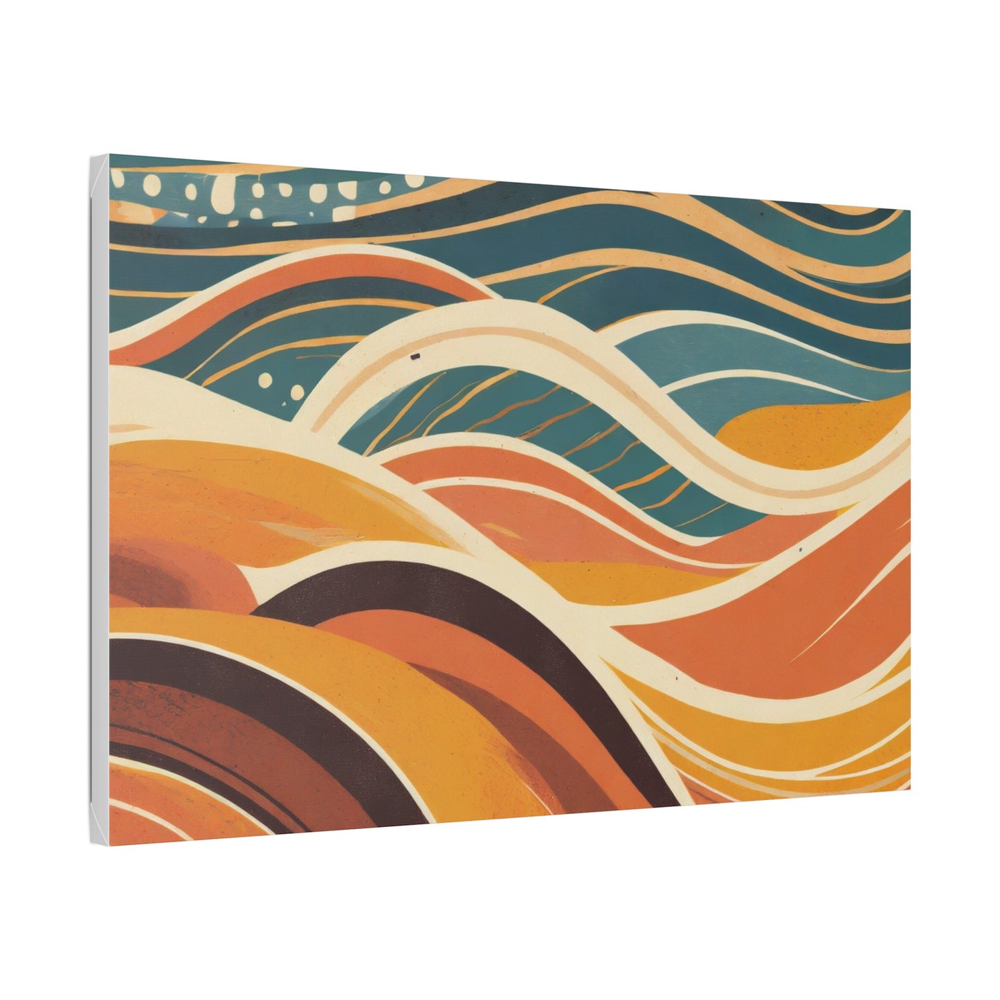 MCM Groovy Waves Canvas