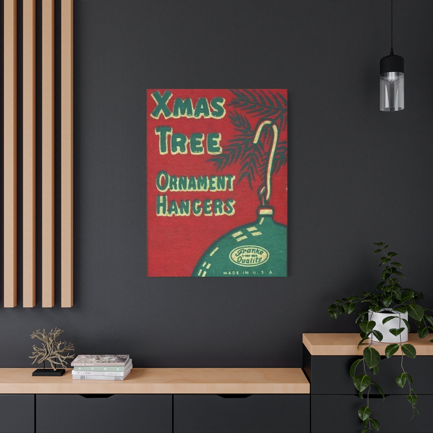 Ornament Hangers Matte Canvas, Stretched, 1.25"