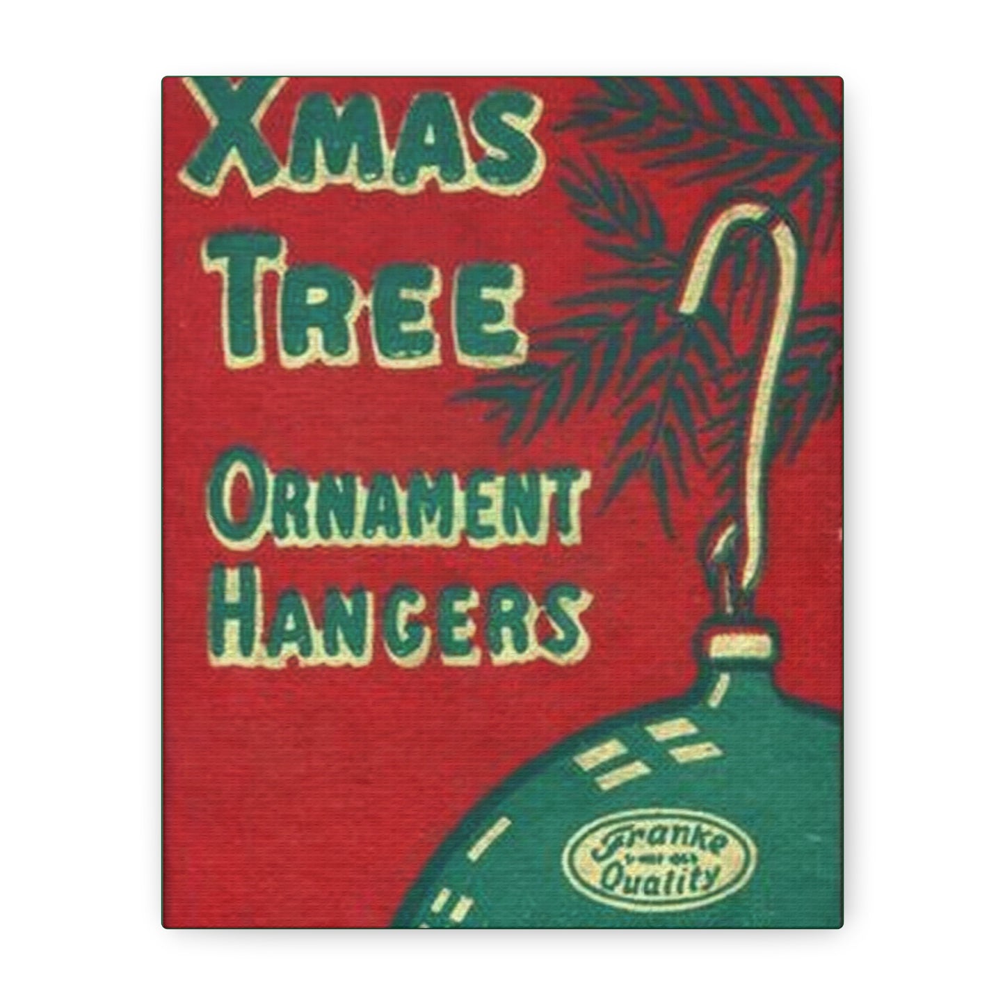 Ornament Hangers Matte Canvas, Stretched, 1.25"