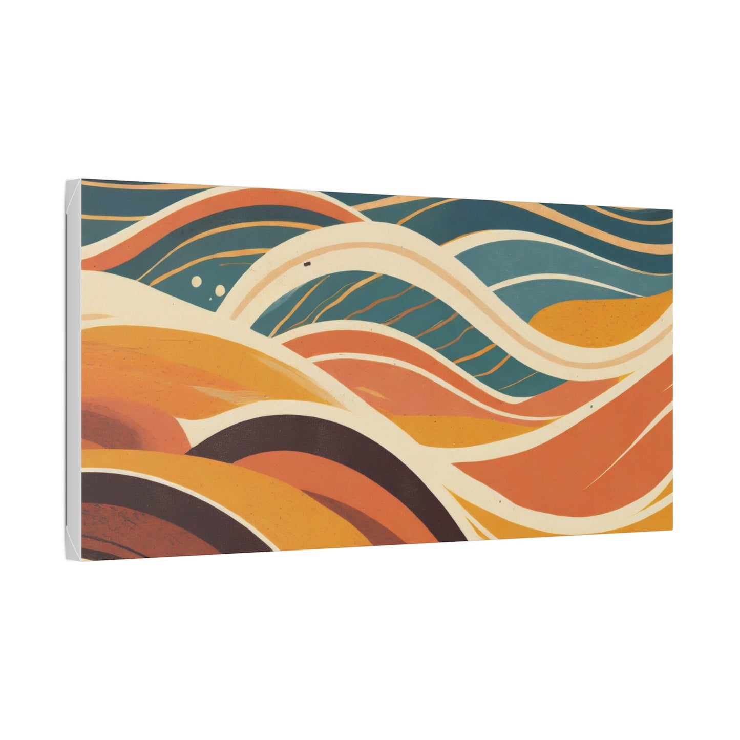 MCM Groovy Waves Canvas