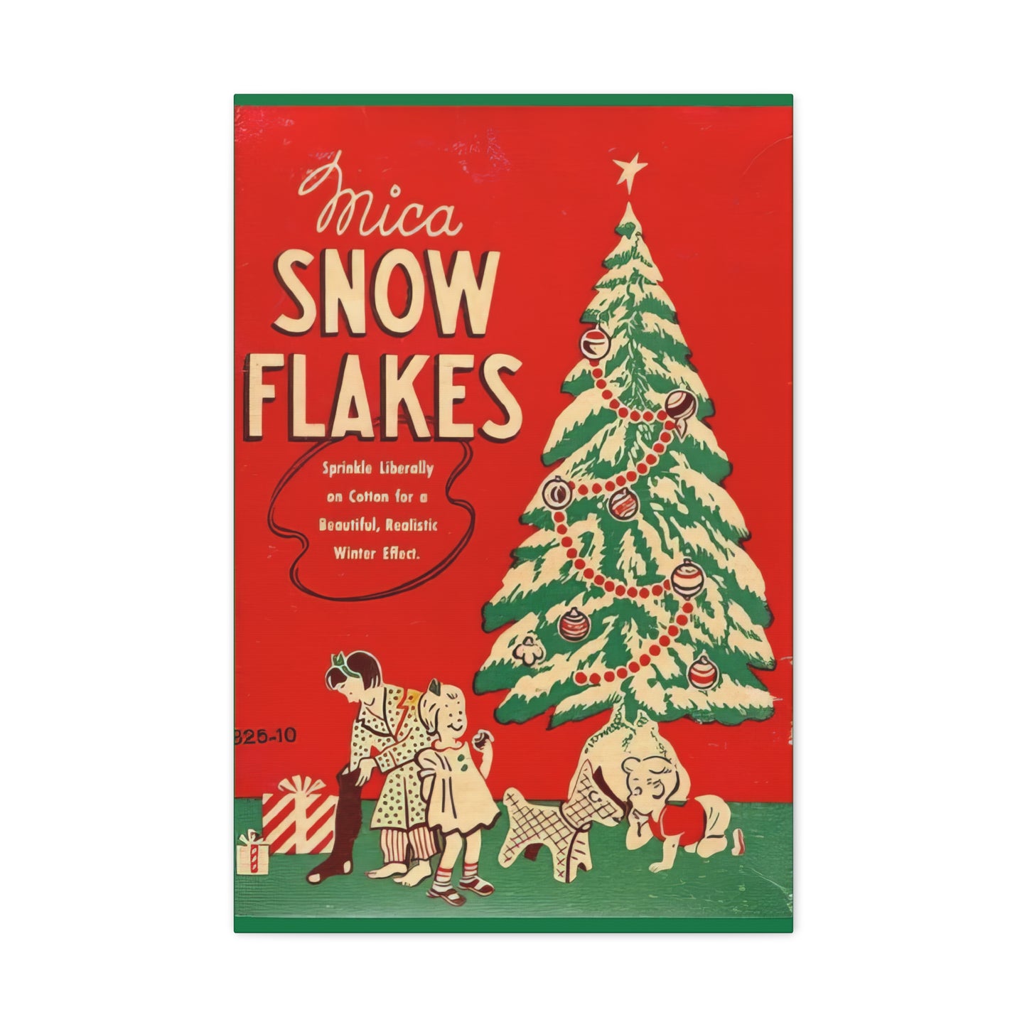 Snow Flakes Matte Canvas, Stretched, 1.25"