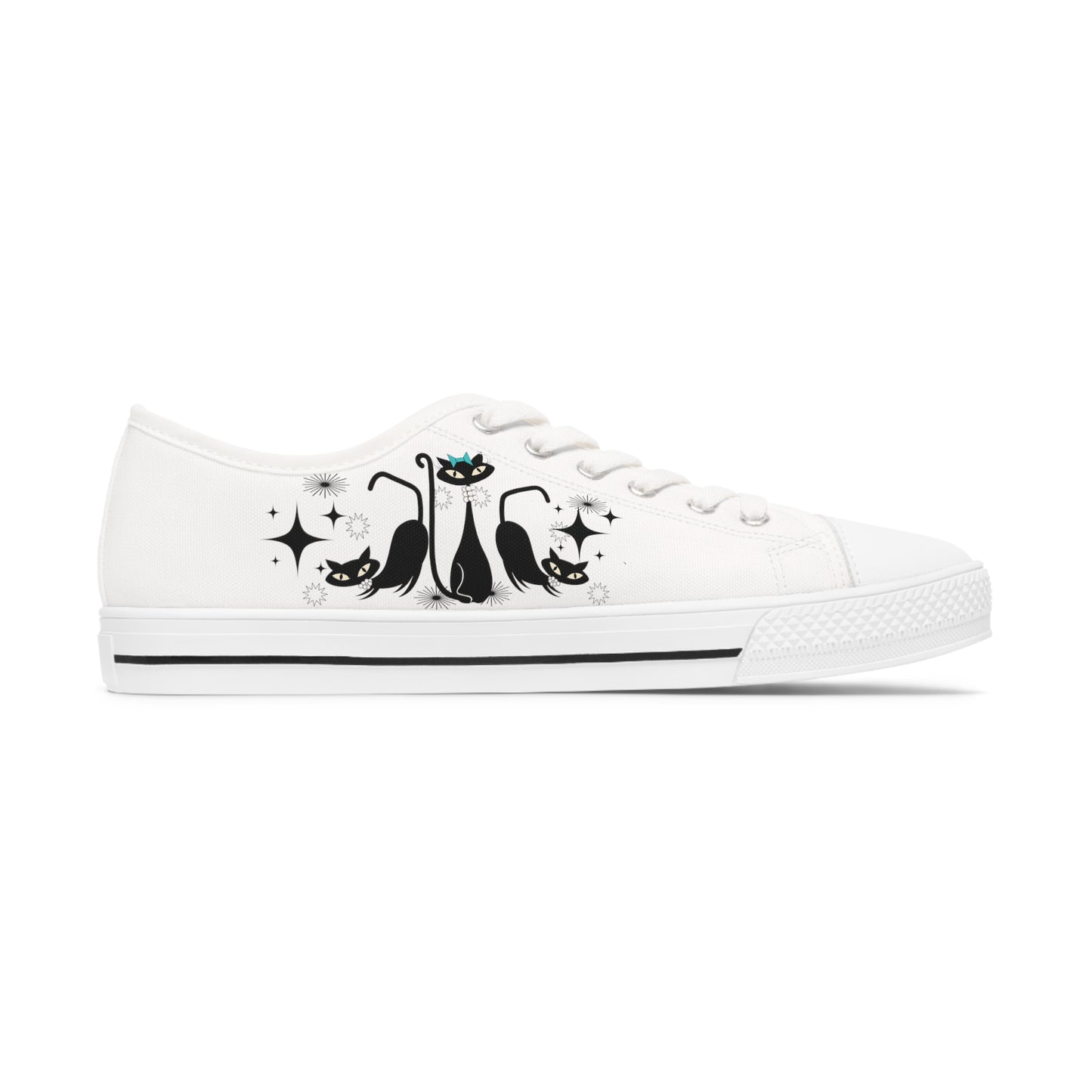 Atomic Cat Women's Low Top Sneakers- Womens Tennis Shoes