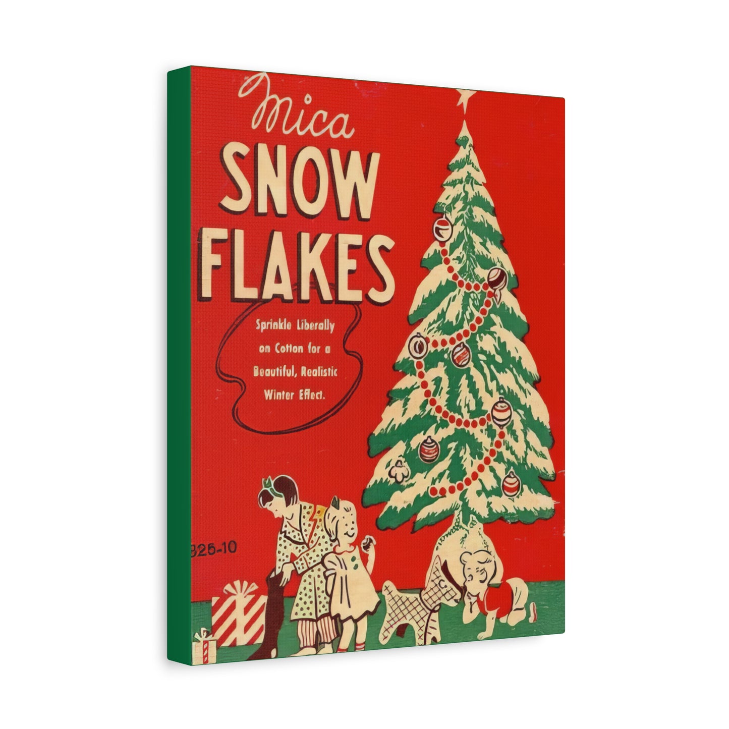 Snow Flakes Matte Canvas, Stretched, 1.25"