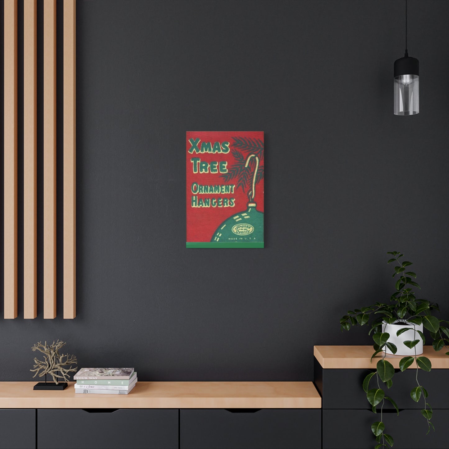 Ornament Hangers Matte Canvas, Stretched, 1.25"