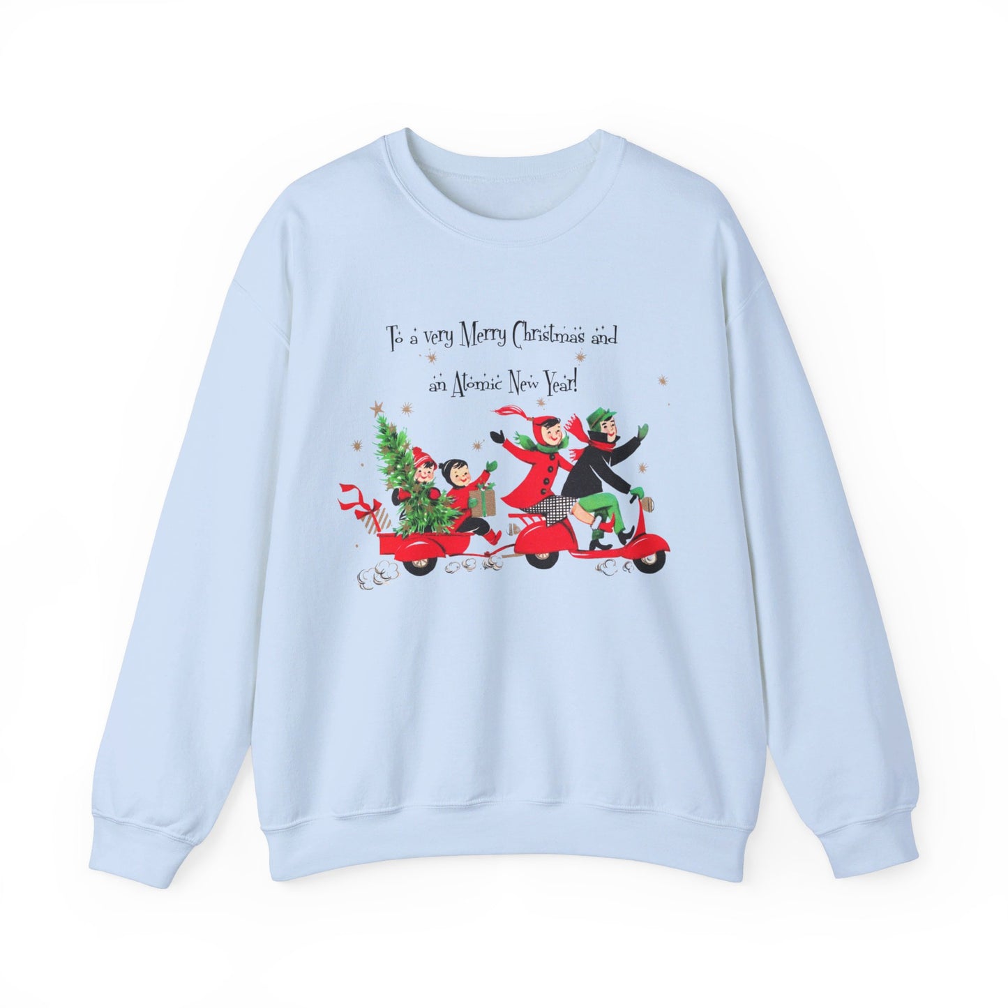 Vintage Christmas Sweatshirt- Unisex Heavy Blend™ Crewneck Sweatshirt