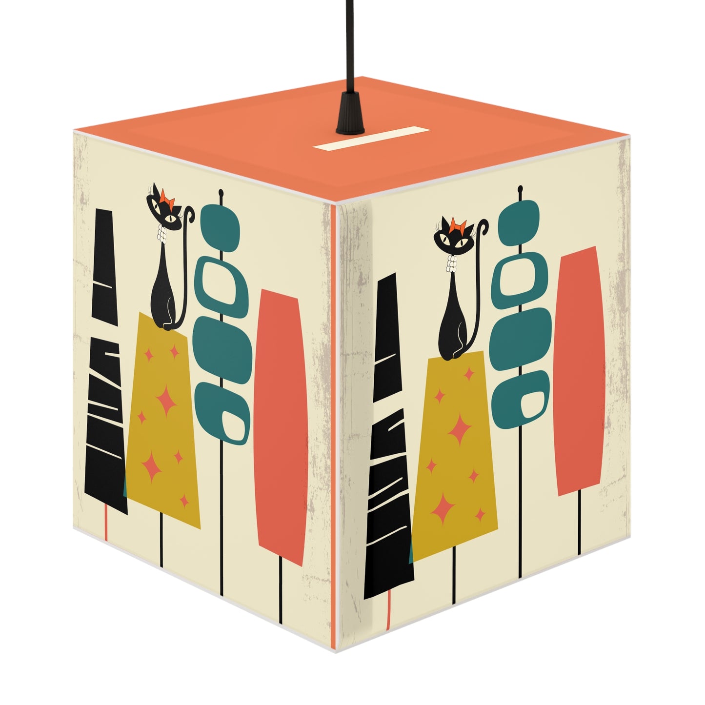 Atomic Cat Pendant Lamp- Cube Light