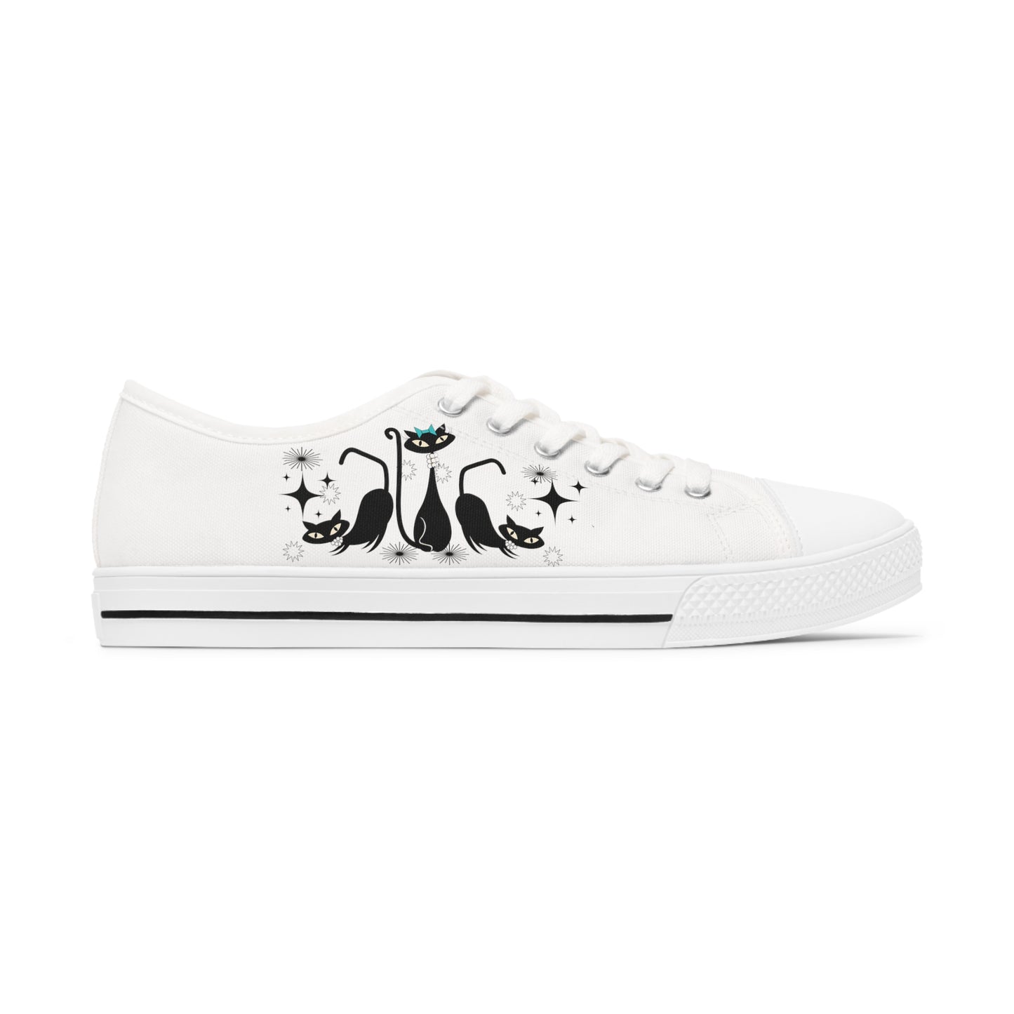 Atomic Cat Women's Low Top Sneakers- Womens Tennis Shoes