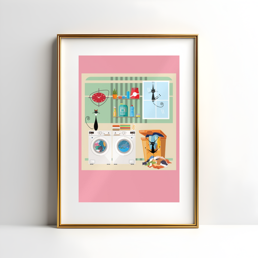 Atomic Laundry Day Poster II