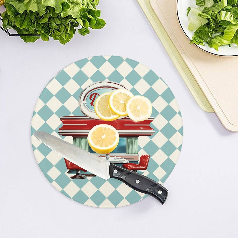 MCM Retro Tempered Glass Cutting Board