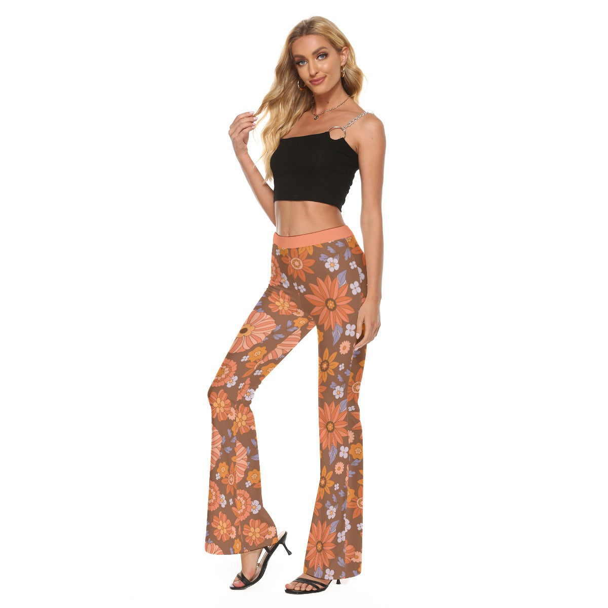 Retro Hippie Go-Go Flare Pants- Wide Leg Pants