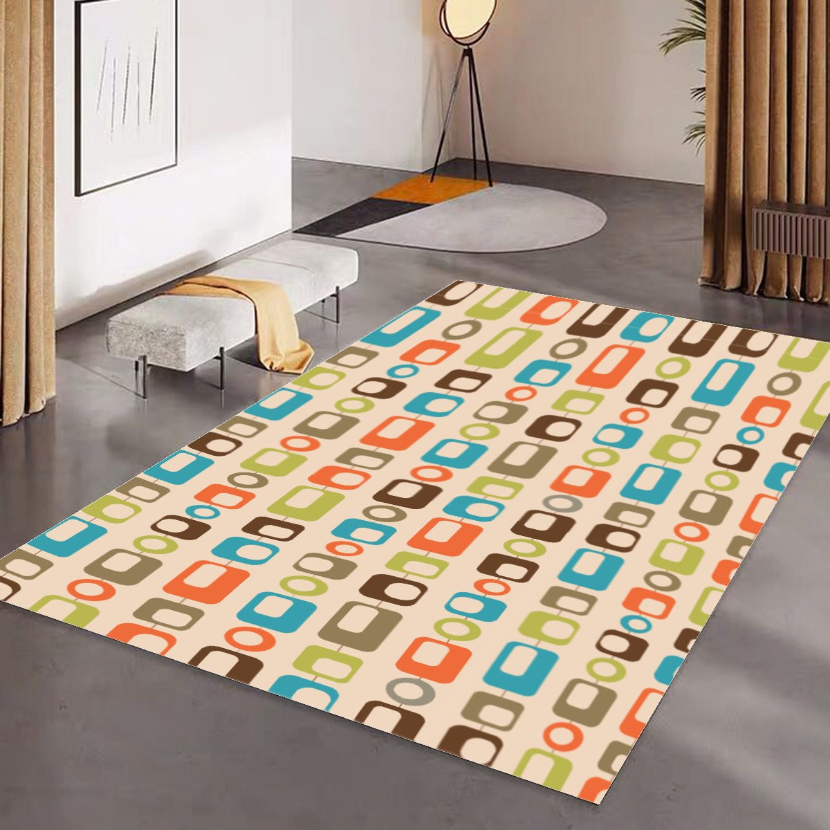 Foldable Rectangular Floor Mat