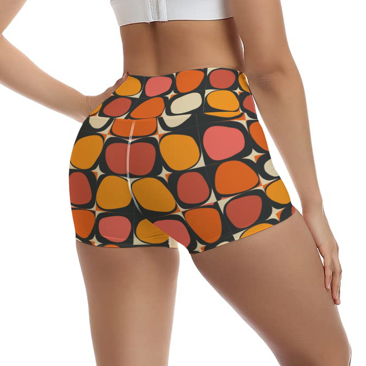 All-Over Print Women's Ultra-Short Yoga Shorts