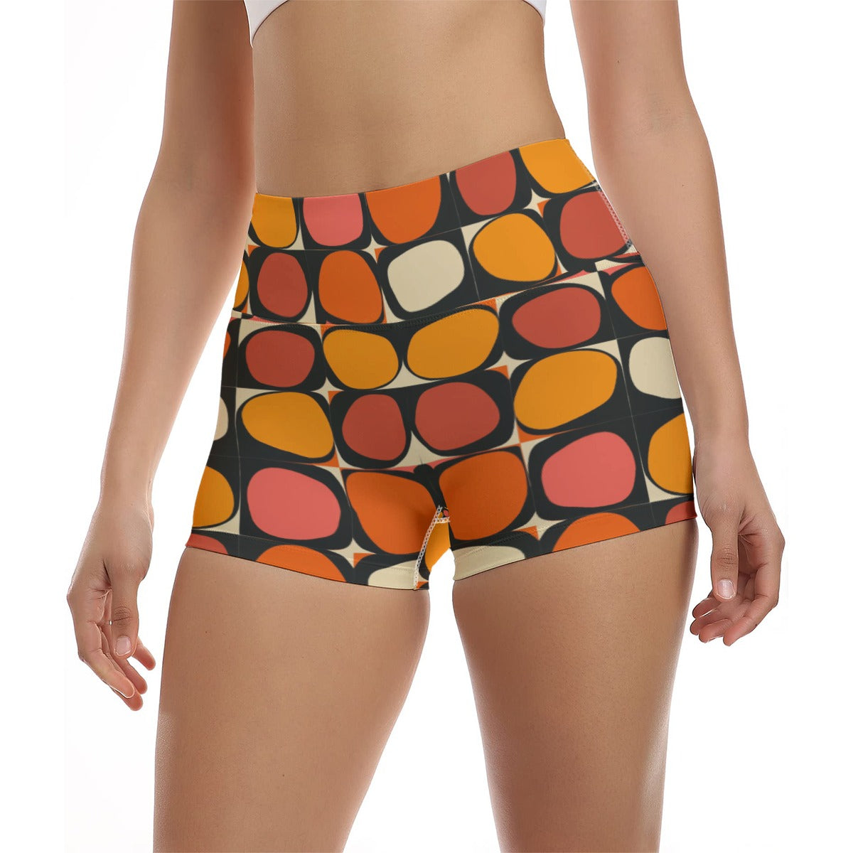 All-Over Print Women's Ultra-Short Yoga Shorts