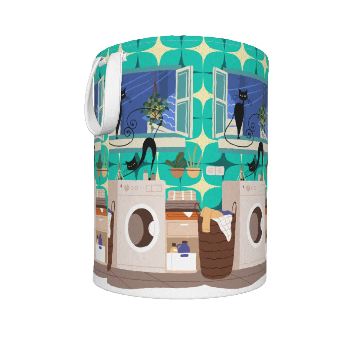 MCM Atomic Cat Foldable Laundry Basket