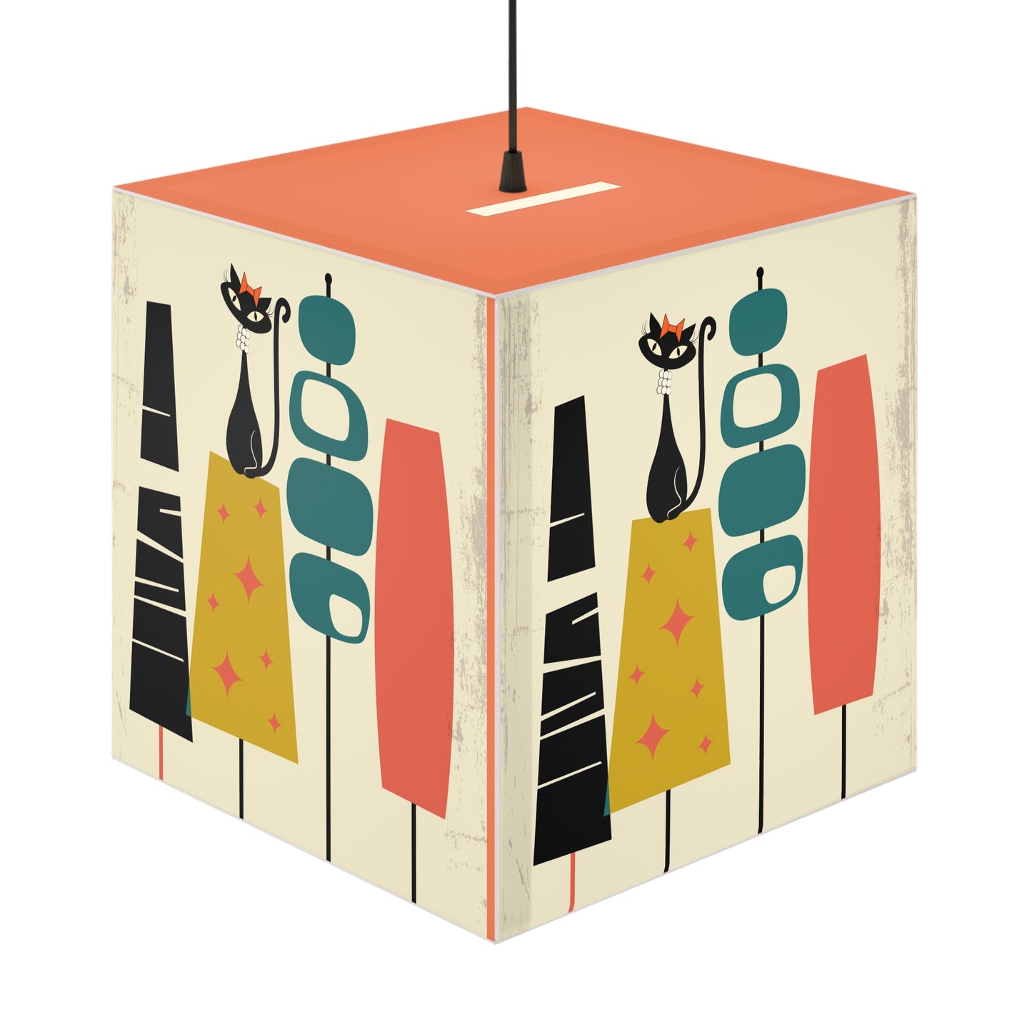 Atomic Cat Pendant Lamp- Cube Light