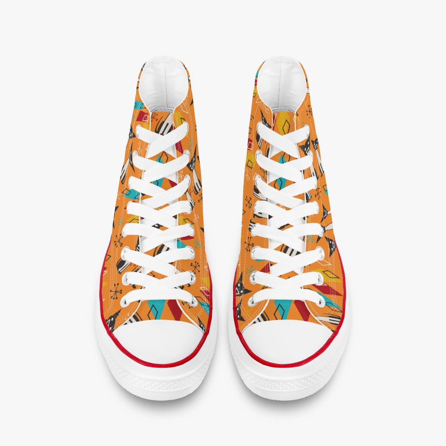 MCM Atomic Dog High-Top Canvas Shoes