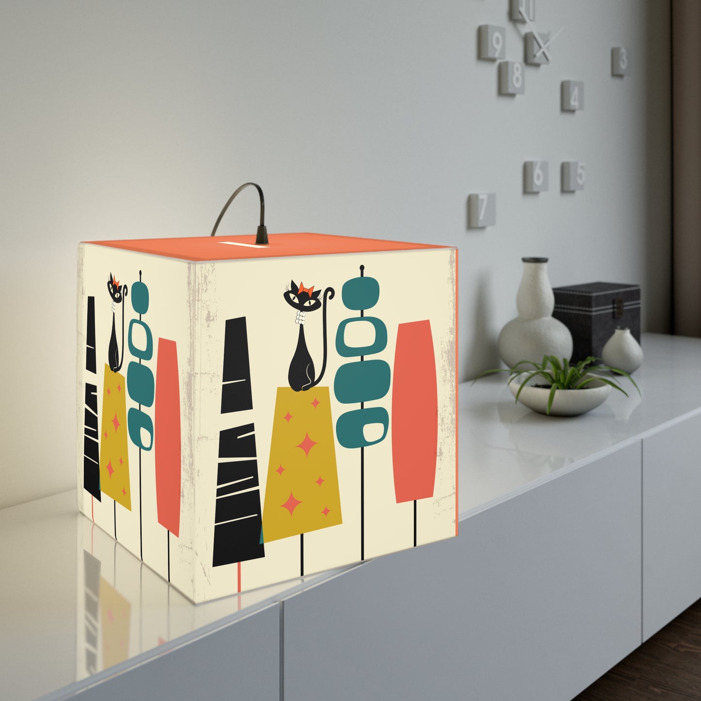 Atomic Cat Pendant Lamp- Cube Light