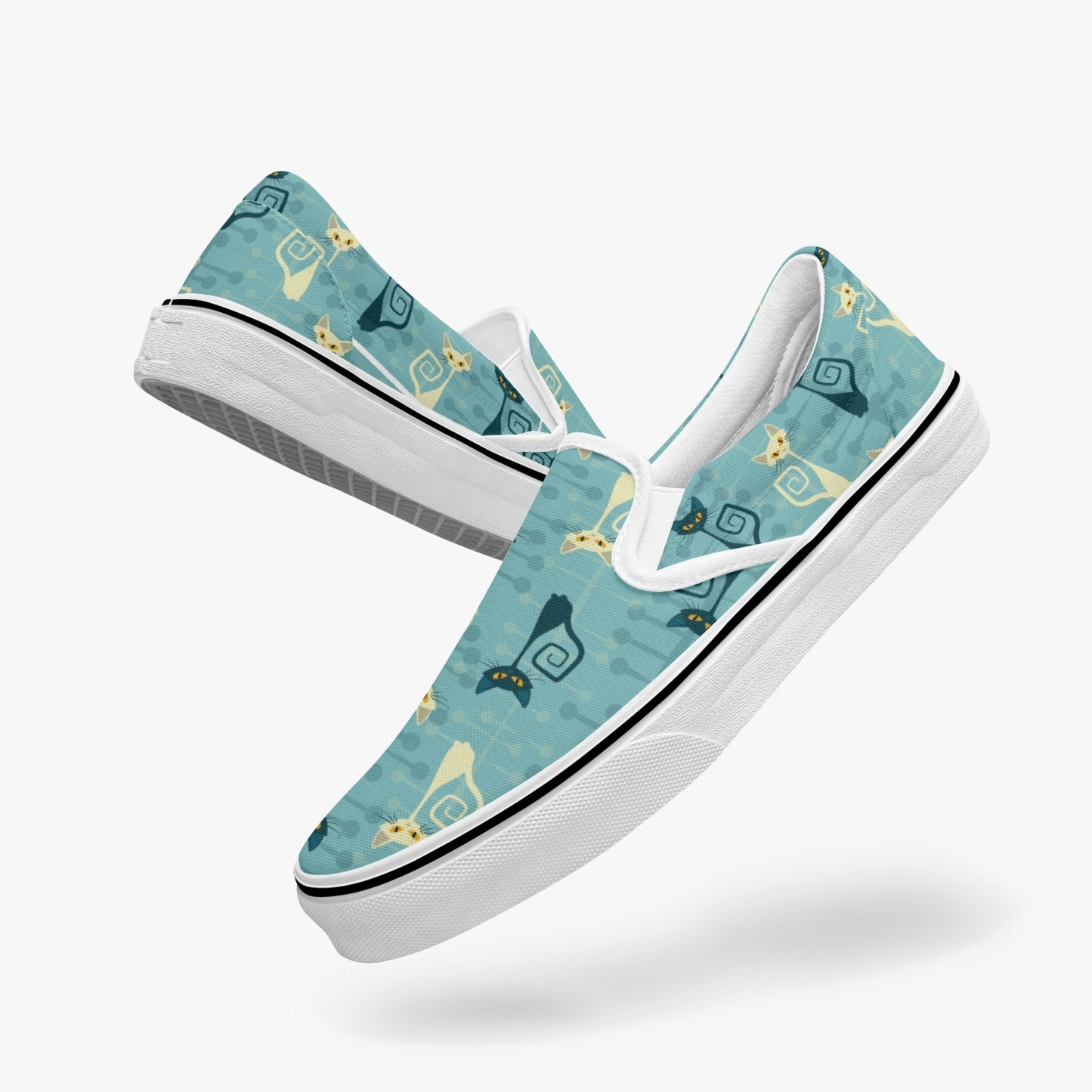 MCM Atomic Cat Slip-On  Canvas Shoes