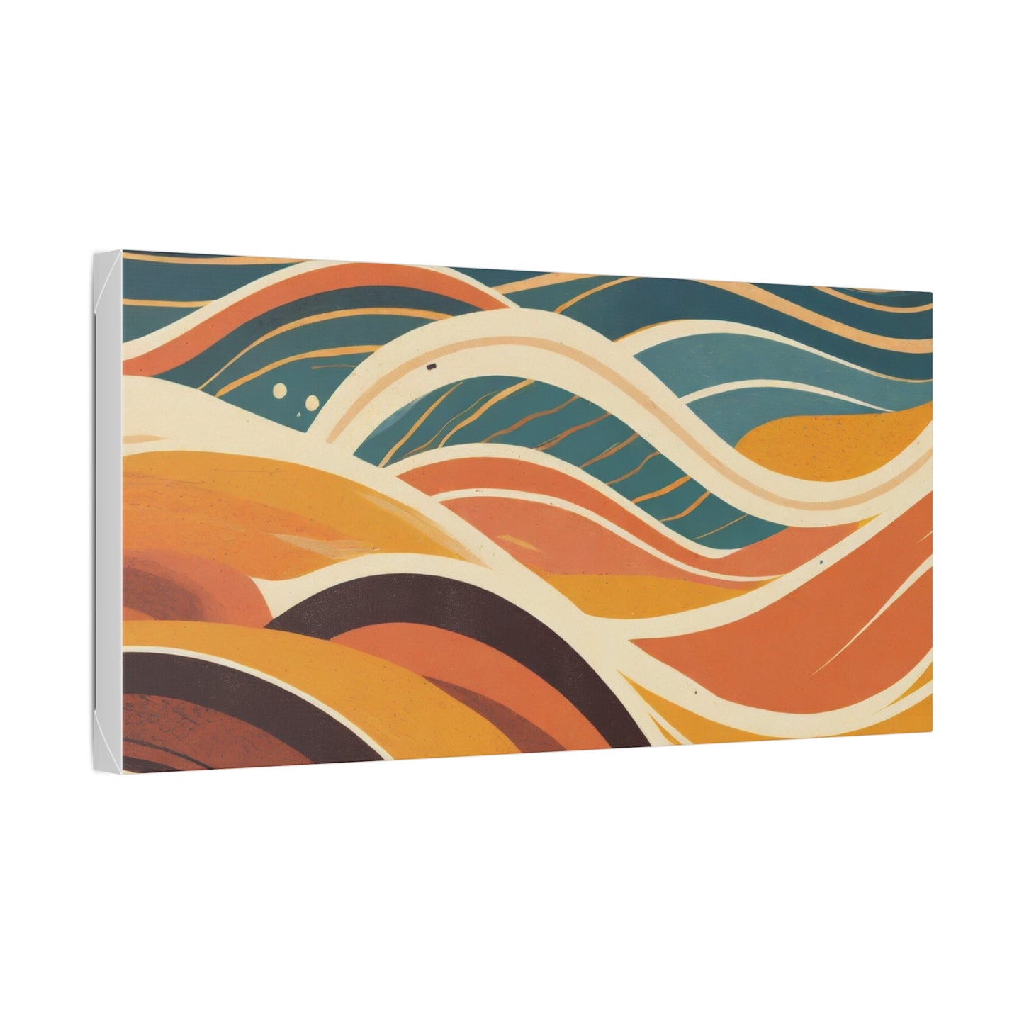 MCM Groovy Waves Canvas