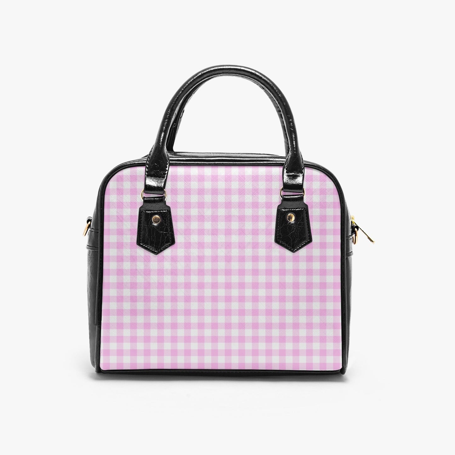 MCM Gingham Vegan Leather HandBag- 1950s style purse