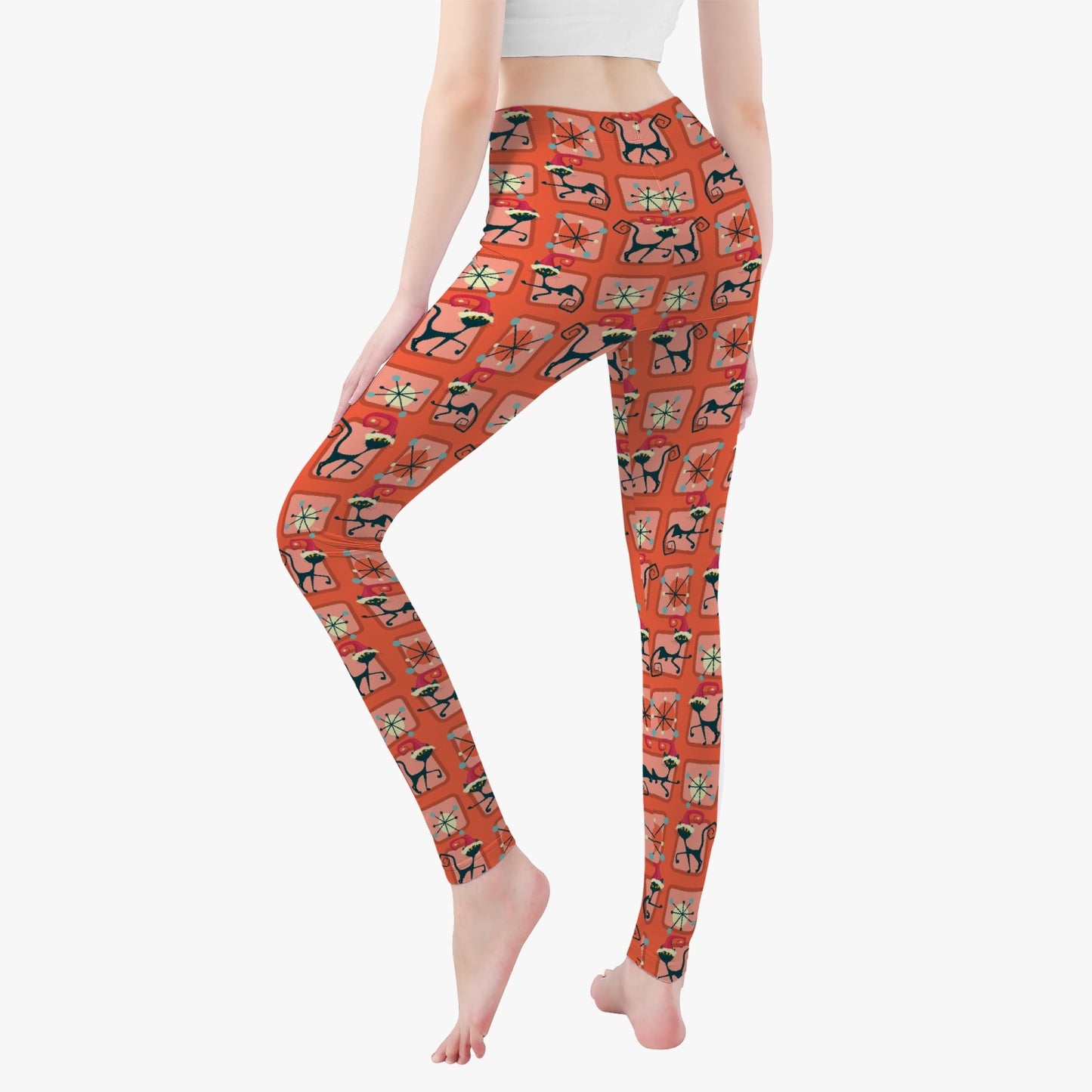 Atomic Cat Christmas Yoga Pants