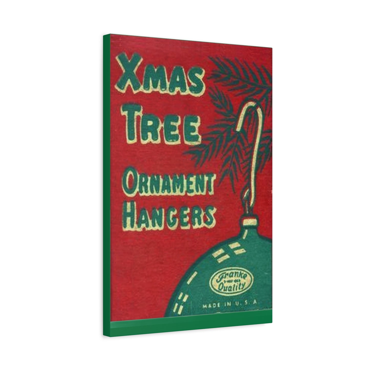 Ornament Hangers Matte Canvas, Stretched, 1.25"
