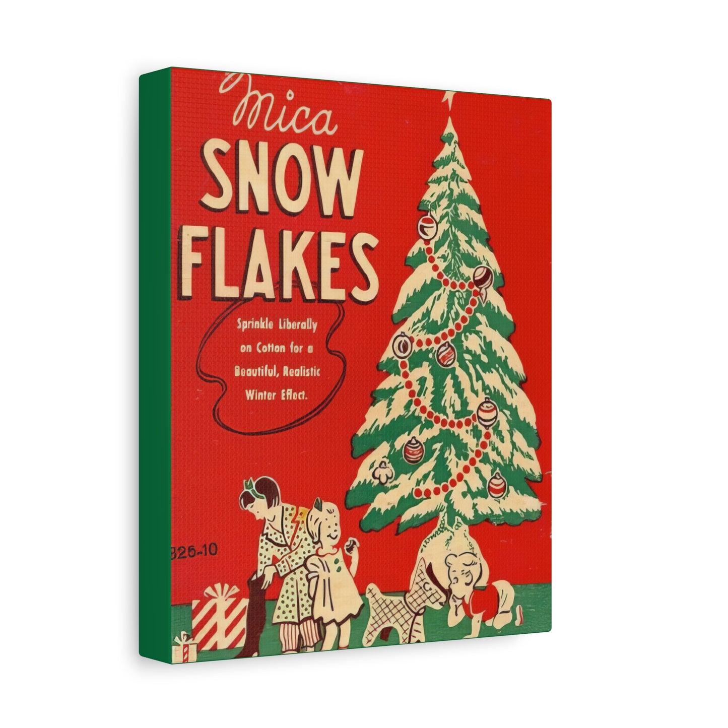 Snow Flakes Matte Canvas, Stretched, 1.25"