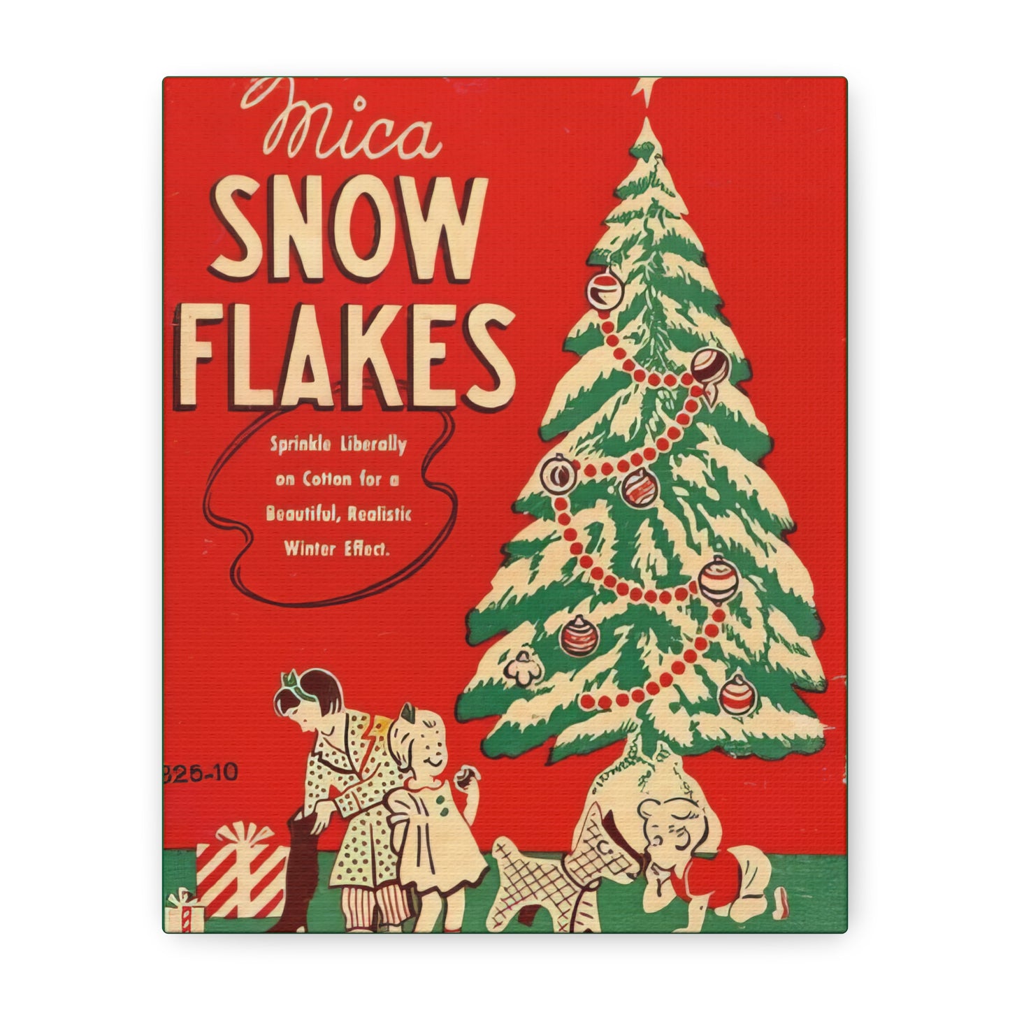 Snow Flakes Matte Canvas, Stretched, 1.25"